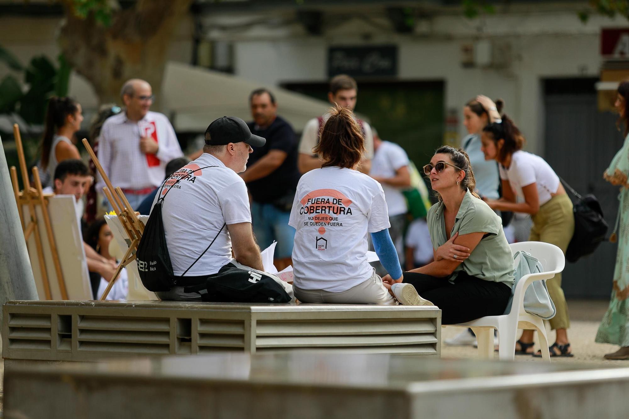La celebración del Día de las Personas sin Hogar en Ibiza, en imágenes