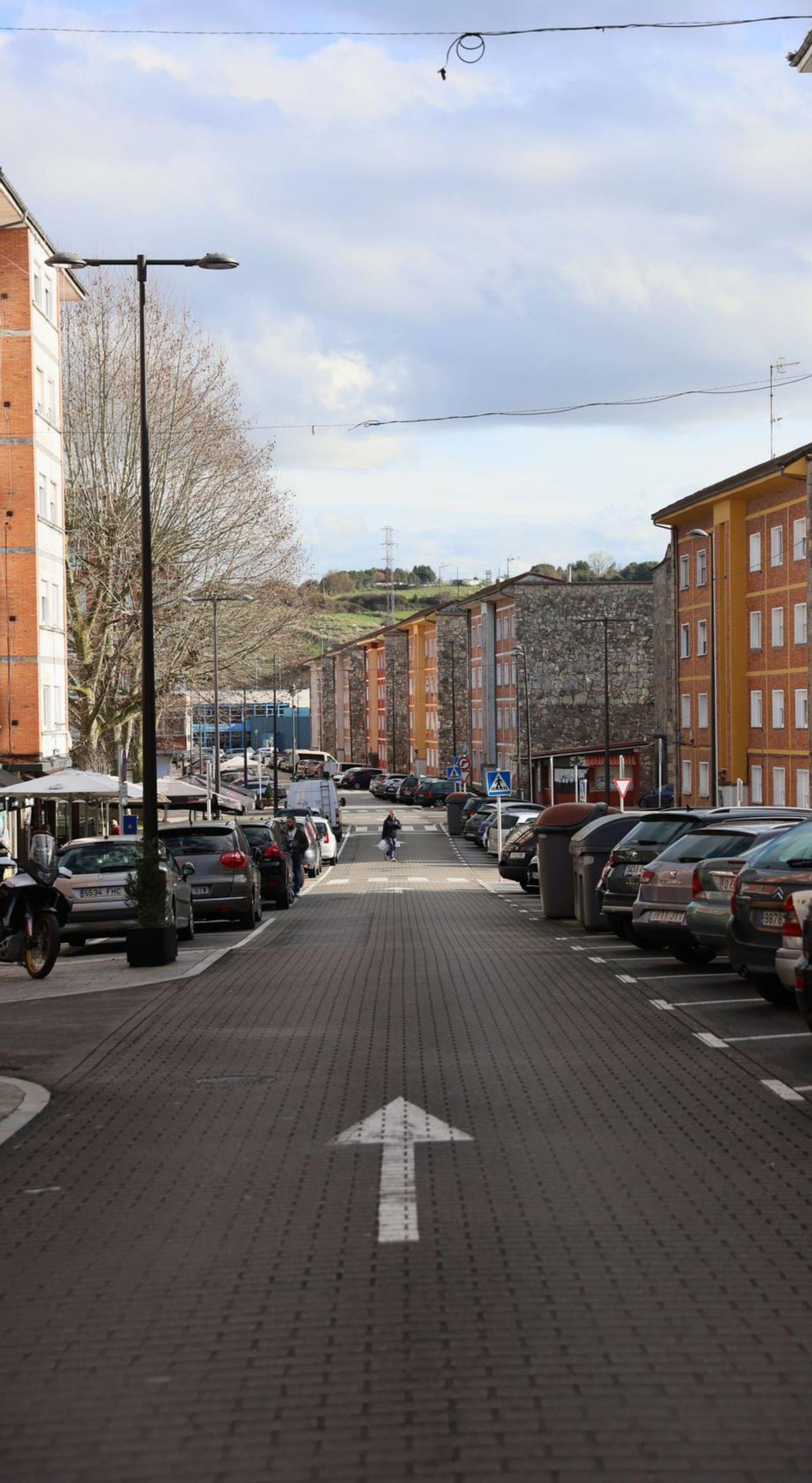 La calle de La Paz, en Versalles.