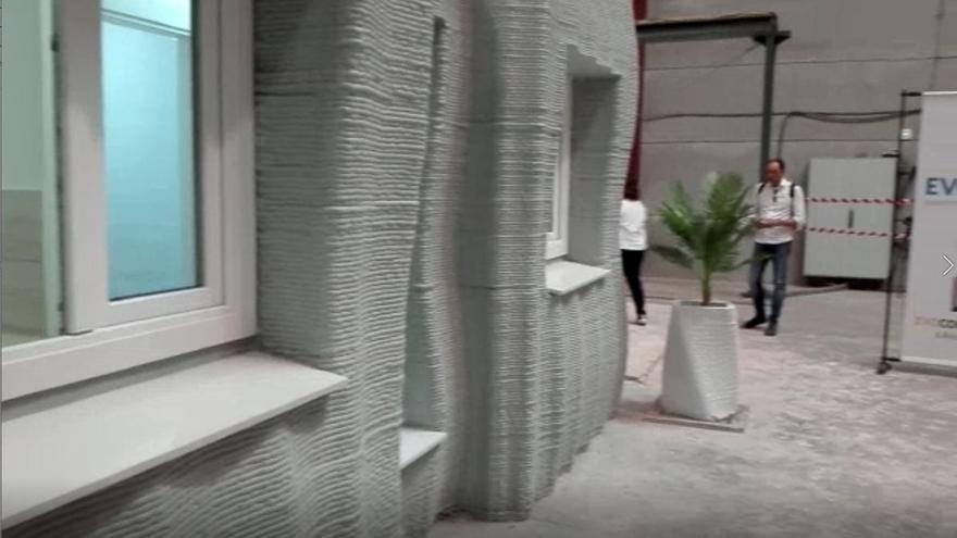 Primera vivienda por impresión de 3D en hormigón.