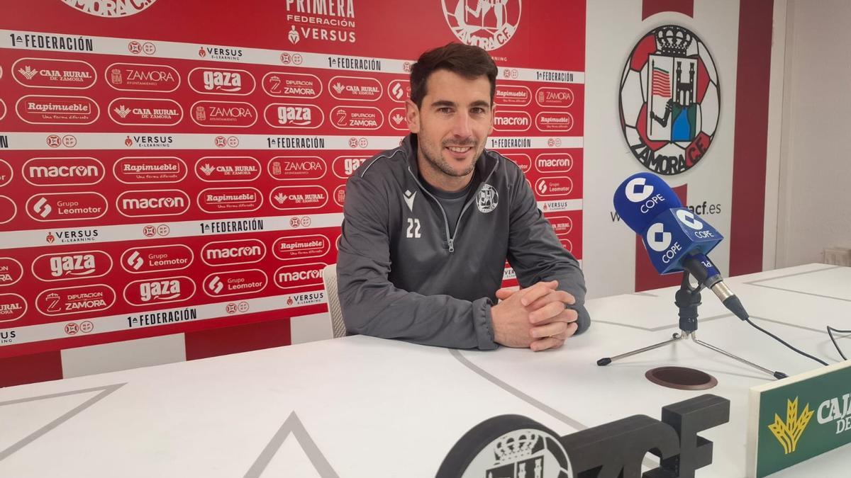 Julen Castañeda, en sala de prensa