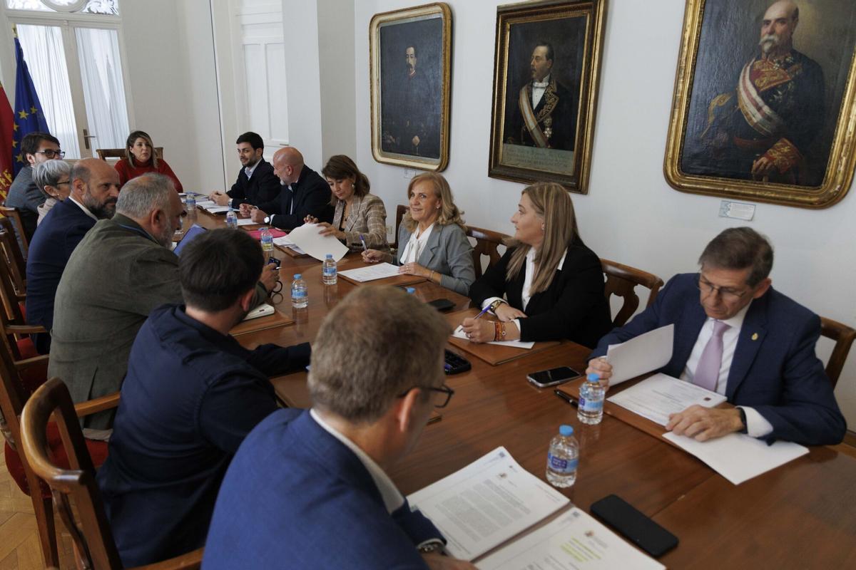 Junta de Gobierno del Ayuntamiento de Cartagena celebrada este miércoles con la incorporación de Sánchez del Álamo