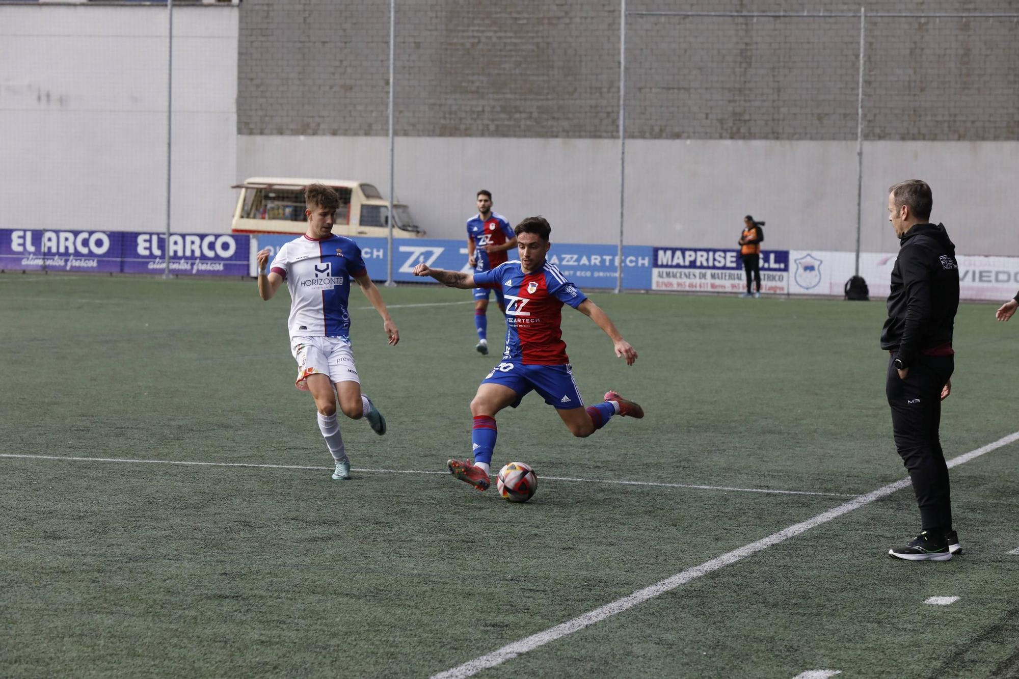 EN IMÁGENES: Así ha sido la victoria del Avilés en el derbi asturiano ante el Langreo