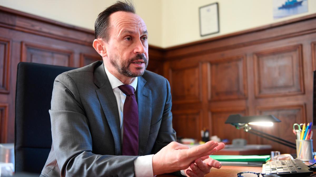 Jaime Gayá, en un momento de la entrevista