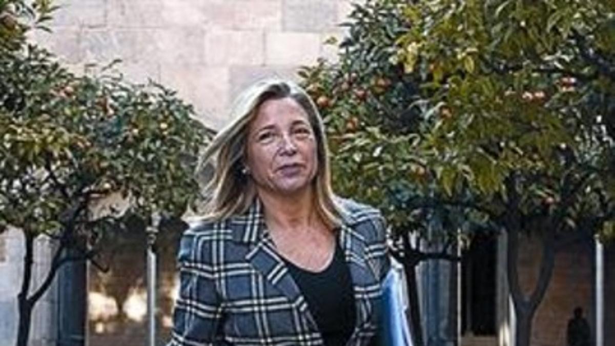 La vicepresidenta y 'consellera' de Governació, Joana Ortega.