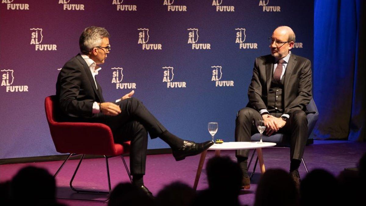 Víctor Font durante la presentación de su precandidatura