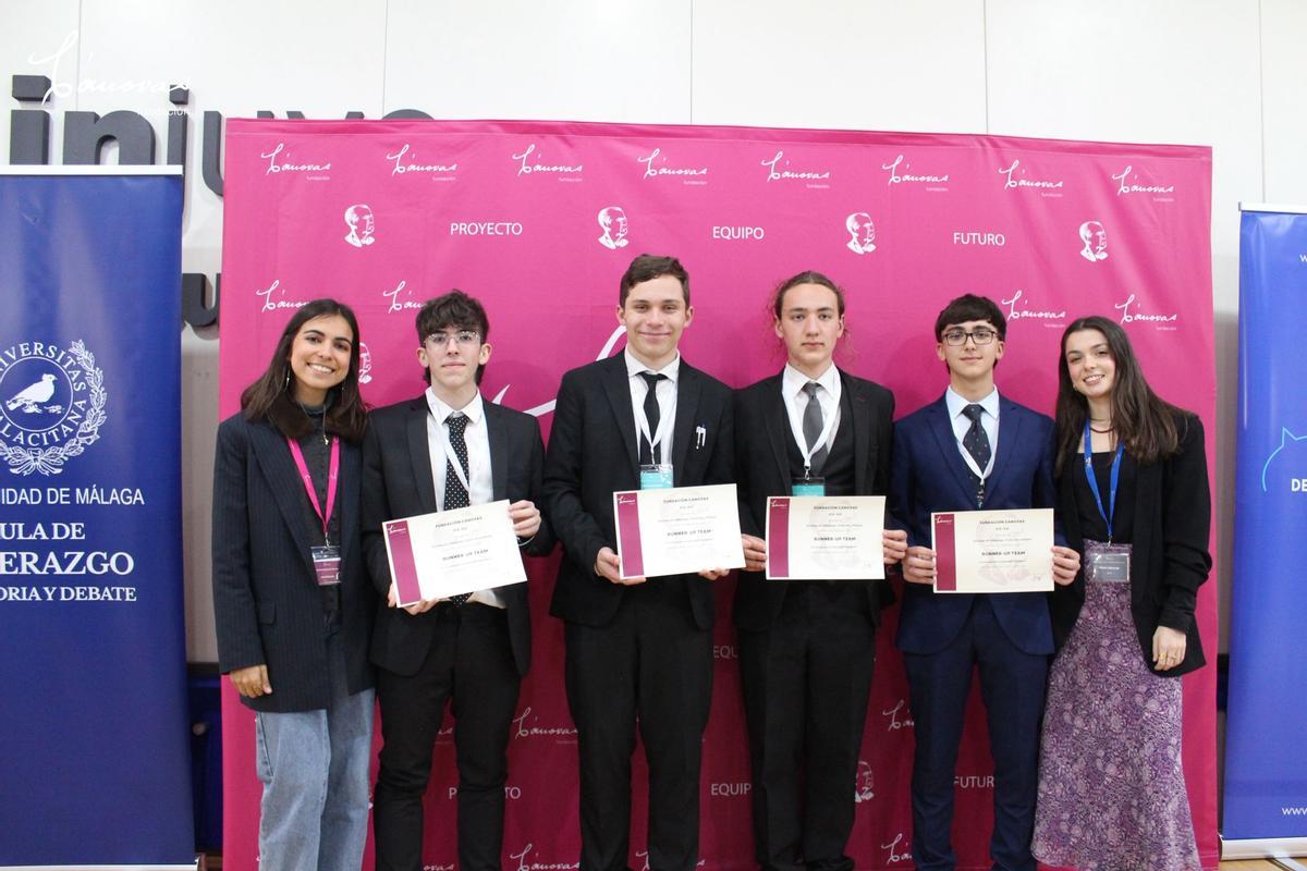 Componente del equipo del IES Valle del Azahar que quedó subcampeón en el Torneo Nacional de Debate en inglés.
