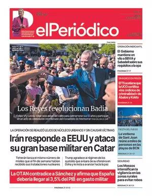 La portada de EL PERIÓDICO del 24 de junio de 2025