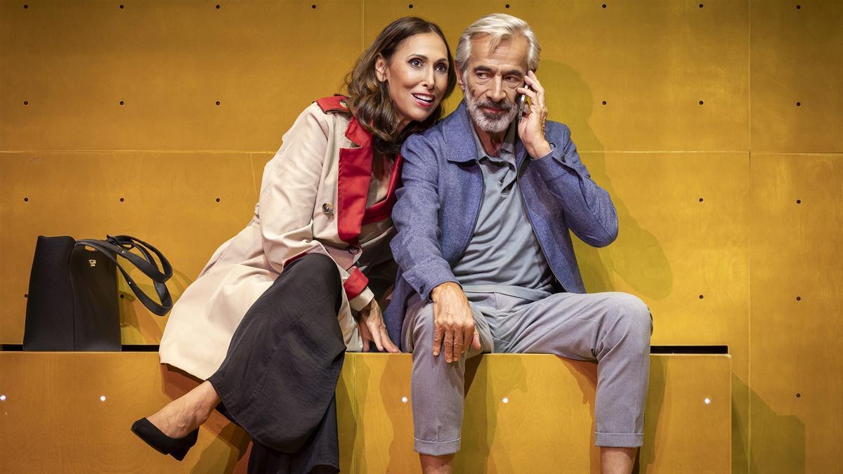 María Barranco e Imanol Arias en un momento de 'Mejor no decirlo'.