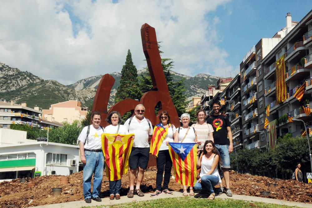 Macrogaleria de la Diada a Berga