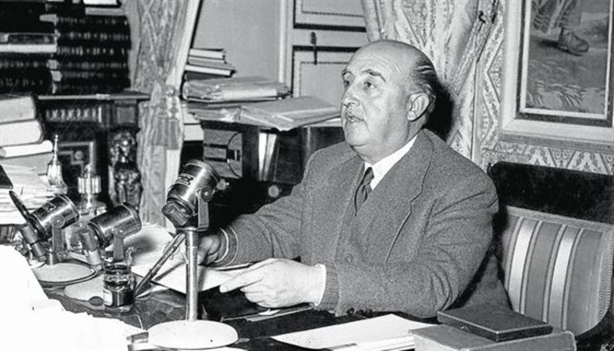 Francisco Franco, en El Pardo.