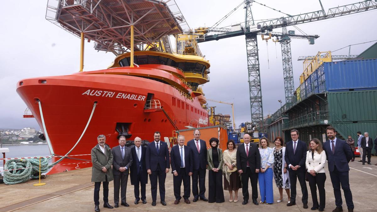 El ministro Hereu ensalza al astillero Gondán como "gran exponente de la fortaleza que tiene el sector naval en Europa”