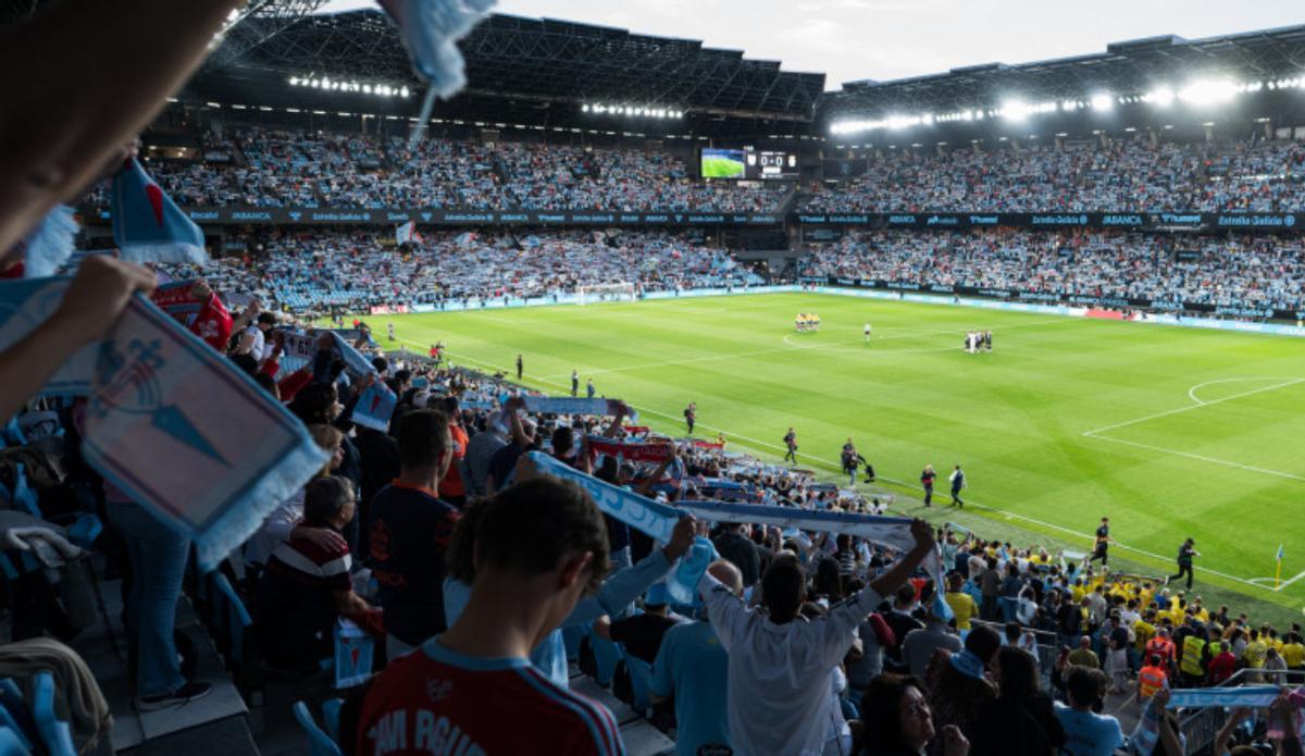 Aficionados del Celta, en un partido disputado en Balaídos esta temporada.