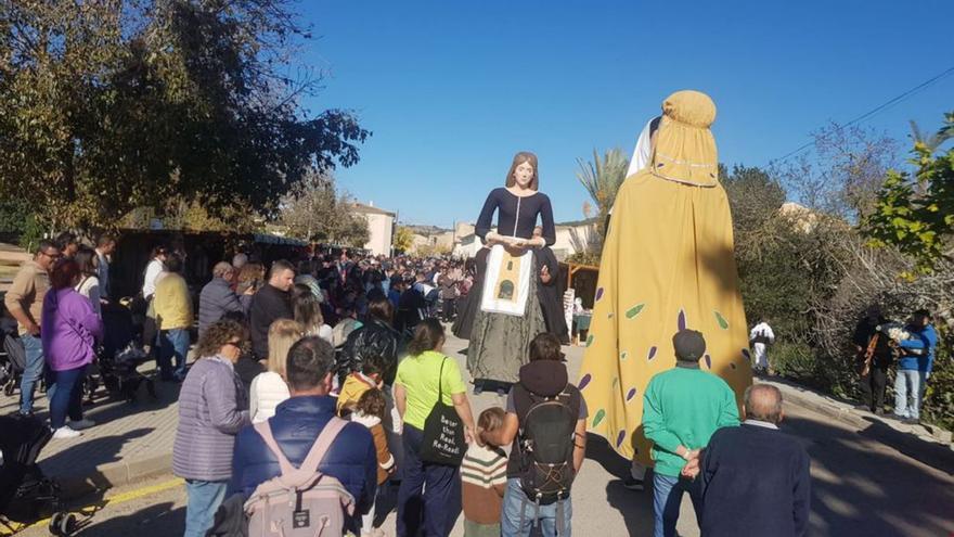 ‘Gegants’ en honor a Santa Bàrbara  en Vilafranca