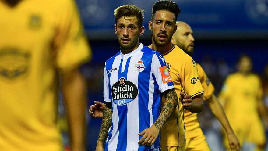 Fede Cartabia, el sábado durante el partido contra el Alcorcón.