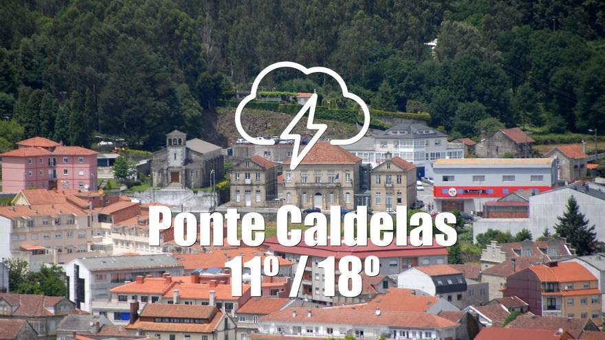 El tiempo en Ponte Caldelas: previsión meteorológica para hoy, viernes 25 de abril
