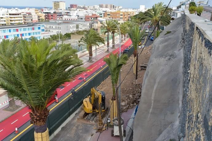 22-04-2019 LAS PALMAS DE GRAN CANARIA. Estado actual del derrumbe de Paseo de Chill  | 22/04/2019 | Fotógrafo: Andrés Cruz