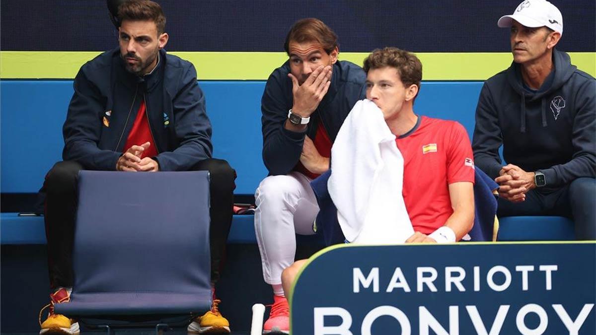 Carreño, durante el partido ante Millman