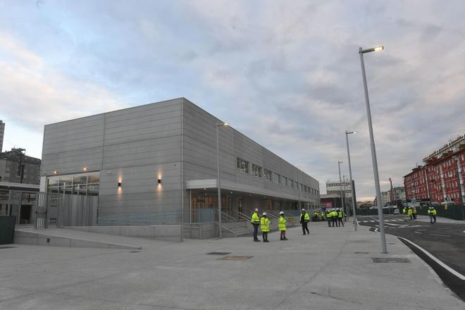 Así es la nueva estación provisional de tren de A Coruña