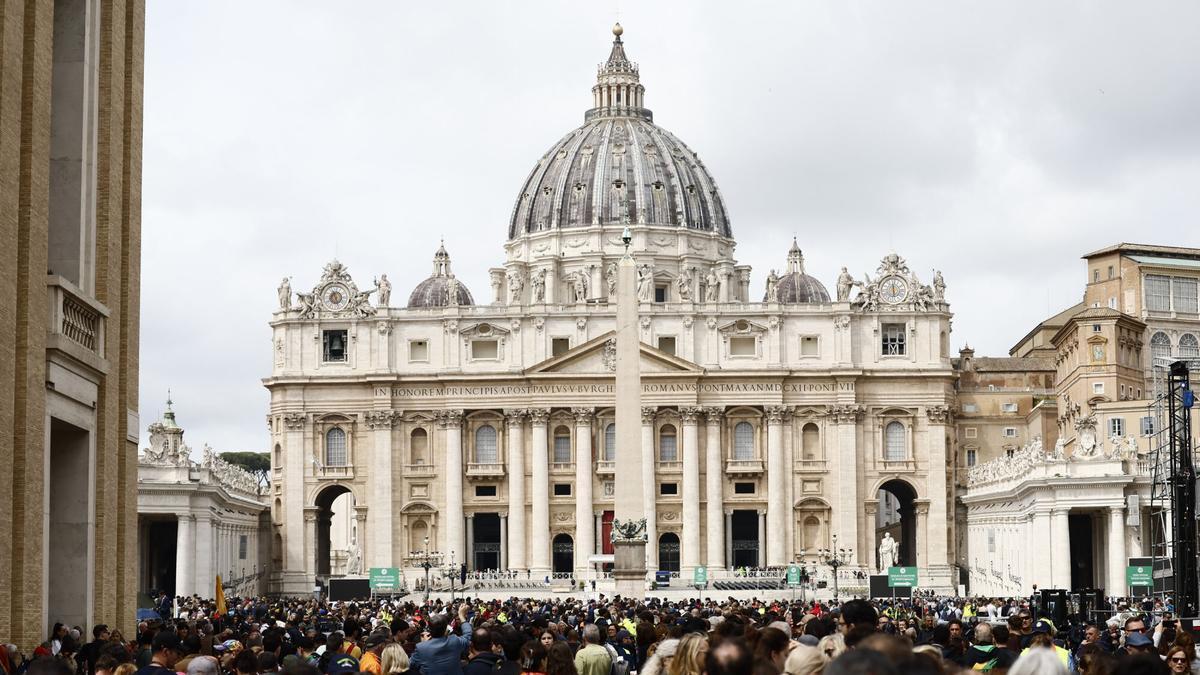 Una imagen de la Basílica de San Pedro, en el Vaticano.