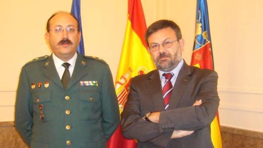 La Guardia Civil ratifica al coronel Fresneda como jefe de la Comandancia de Castelló
