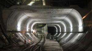 Obras del tramo central de la L9