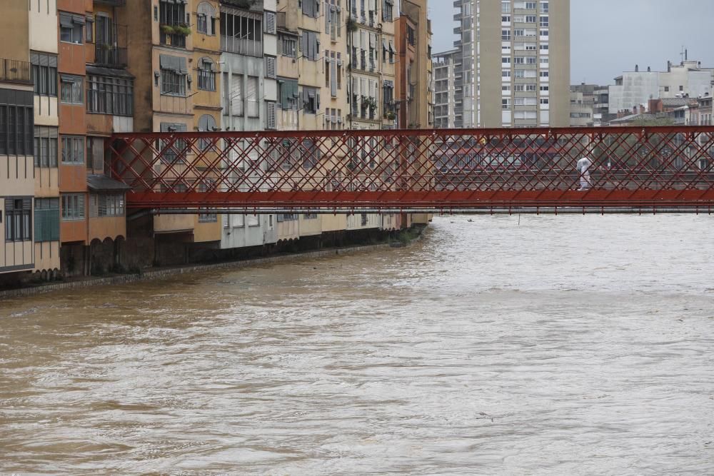 Temporal amb inundacions i creixement dels rius a les comarques gironines (18-22 d'abril de 2020)