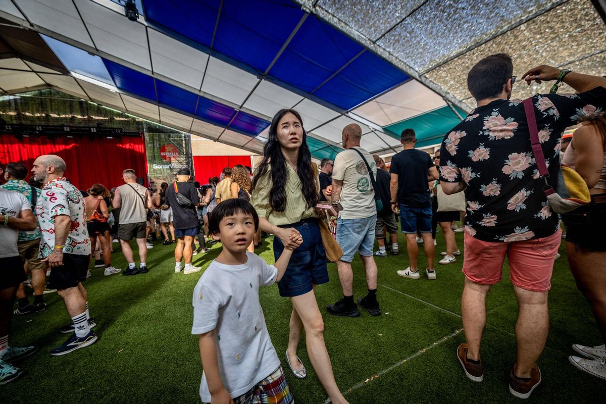 El ambiente en la última jornada del Sónar.