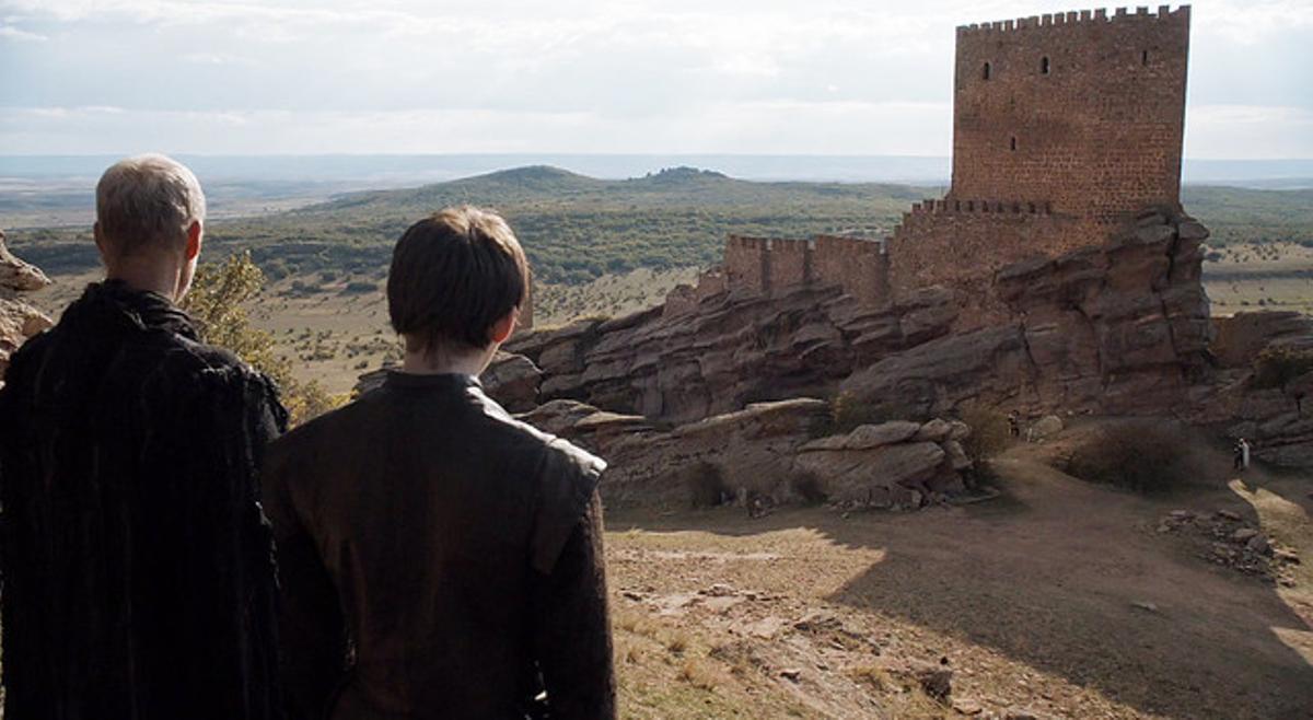 Castillo de Zafra, la torre de la Alegría donde nació Jon Snow, de 'Juego de tronos'.