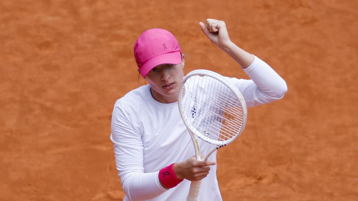 Iga Swiatek, tras vencer en semifinales del Mutua Madrid Open a Madison Keys