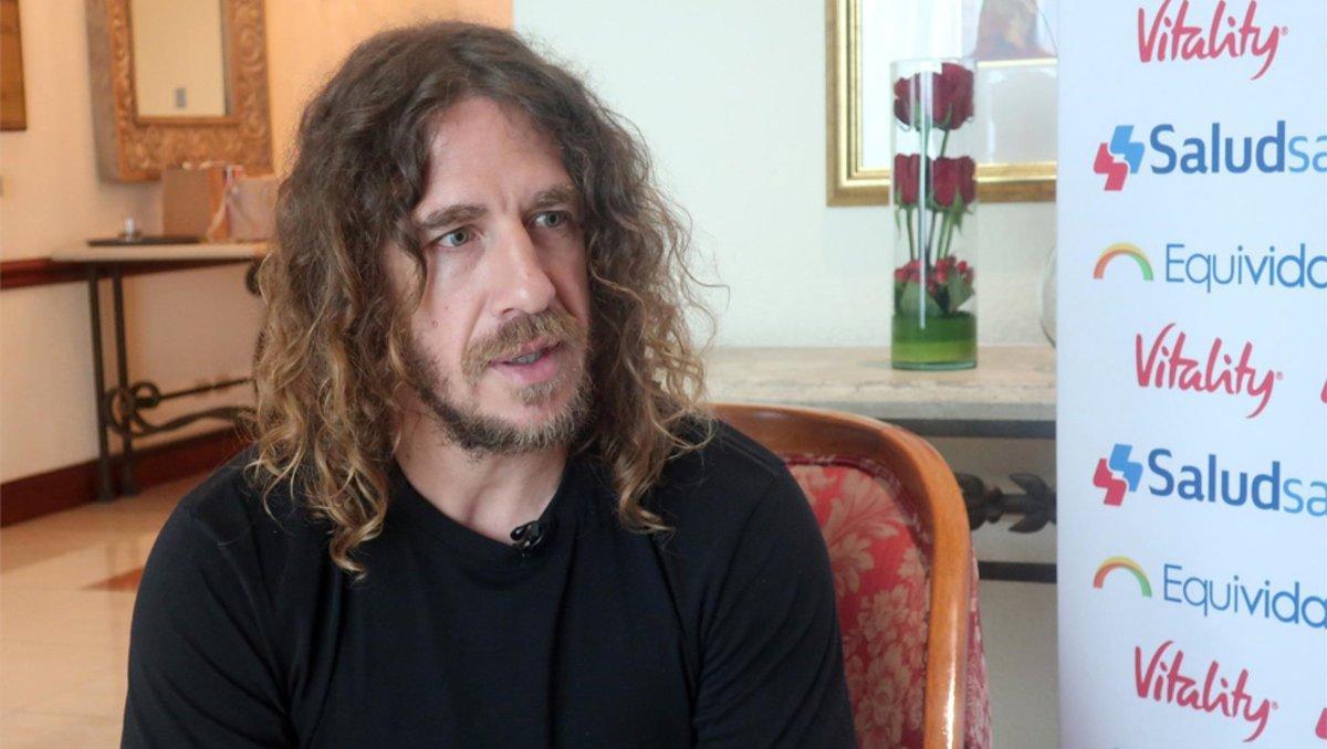 Puyol en una entrevista