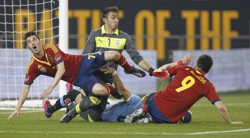 Partido amistoso entre España y Uruguay