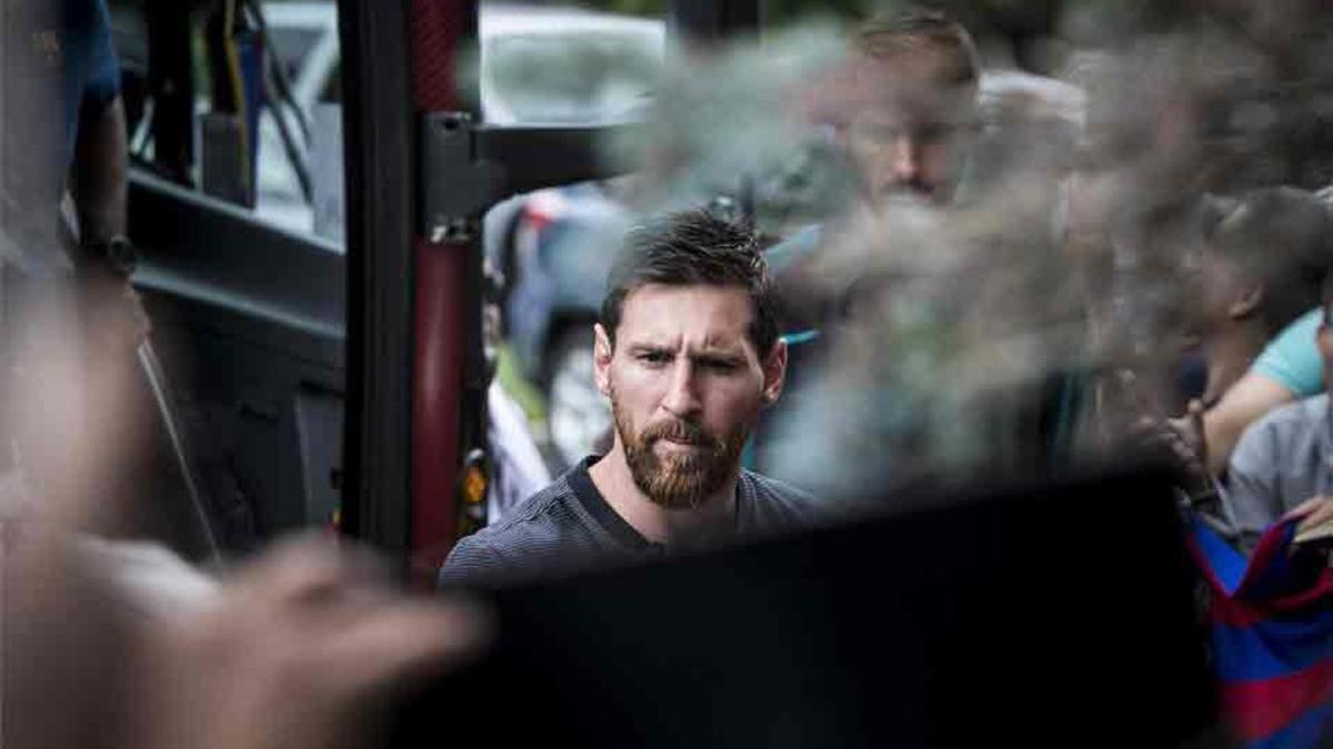 Leo Messi se encuentra con el Barça en Estados Unidos