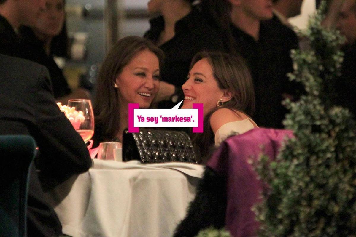 Tamara Falcó y su madre, de cena