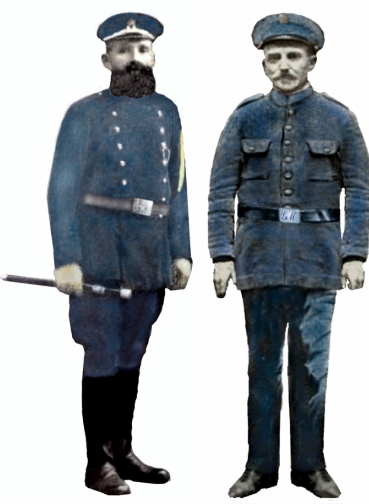 Garda Municipal do Ferrol  en 1903 e axente nos anos vinte.