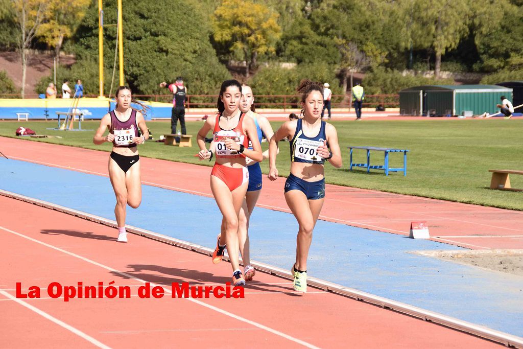 Regional absoluto y sub-23 de atletismo en Lorca (I)