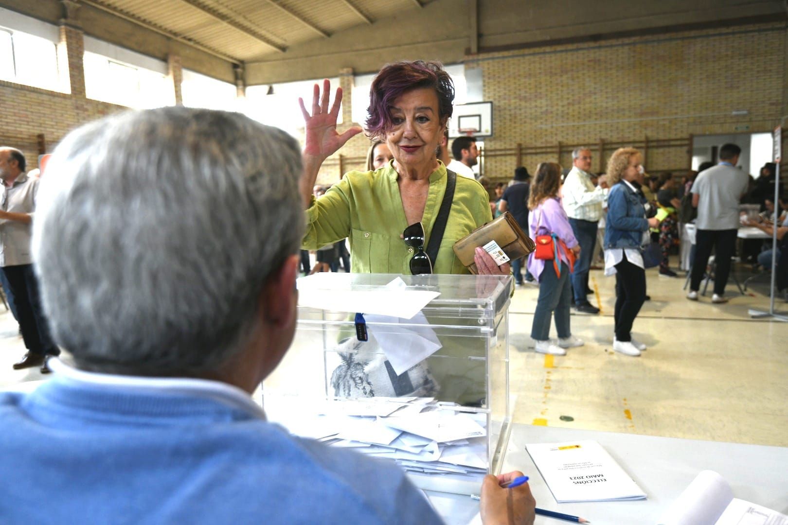 Las mejores imágenes de la jornada electoral en Pontevedra