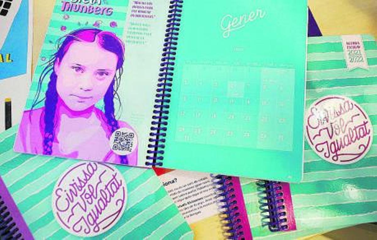 Dos dels missatges sobre igualtat escrits pels alumnes. | D. I.