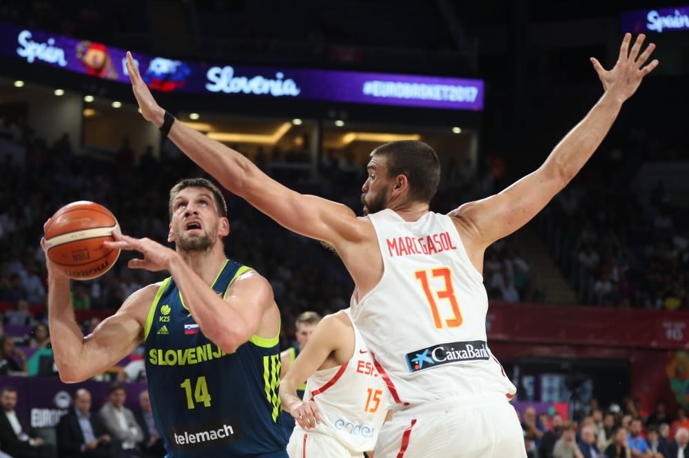 Semifinales del Eurobasket: España - Eslovenia