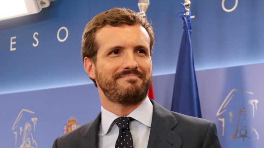 El president del PP, Pablo Casado