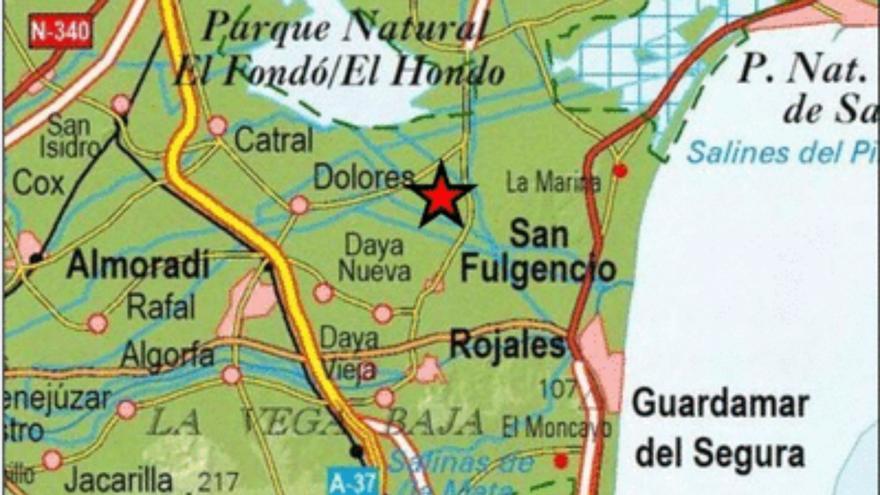 Un terremoto sacude la Vega Baja esta pasada noche