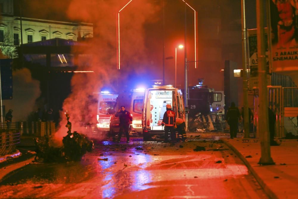 Atentado en el estadio del Besiktas de Estambul