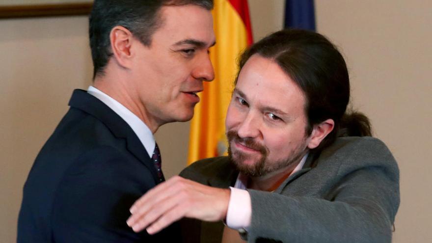 Sánchez i Iglesias pacten formar un govern de coalició