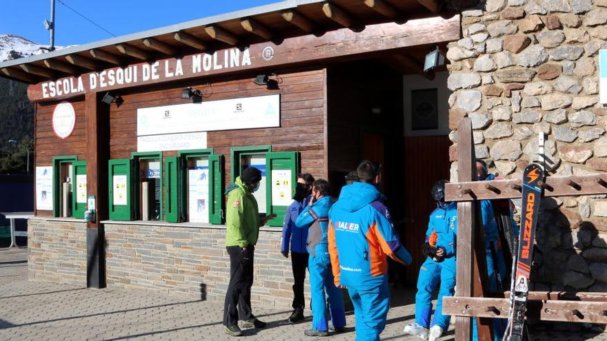 L&#039;escola d&#039;esquí de la Molina