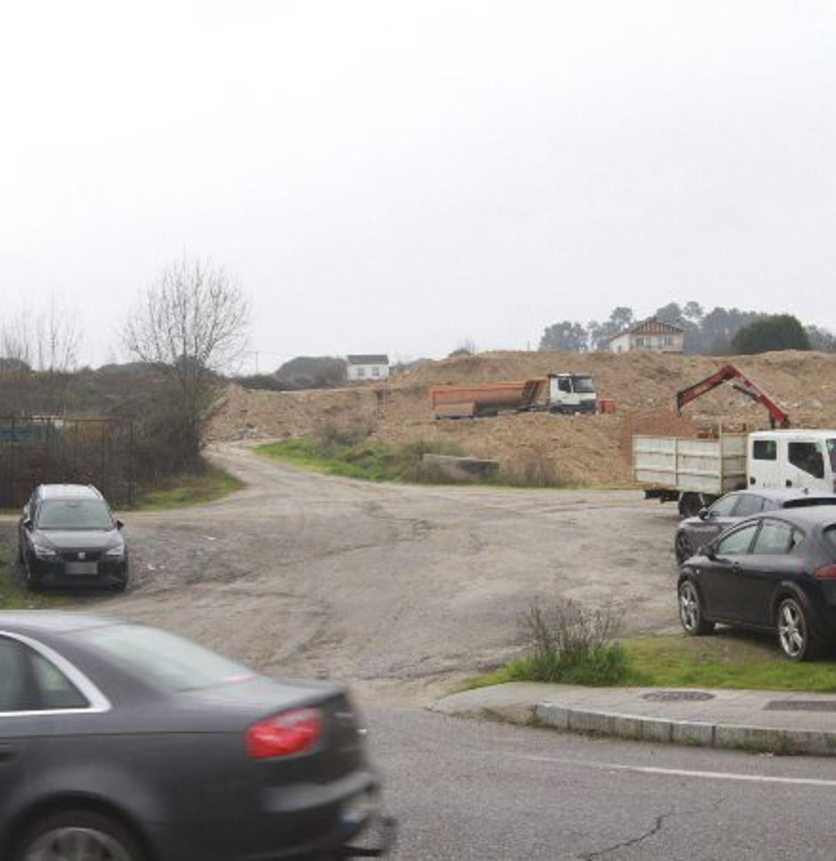 Lugar del atropello, en la rotonda entre la Avenida de Zamora y la calle Seixalbo, en Ourense.