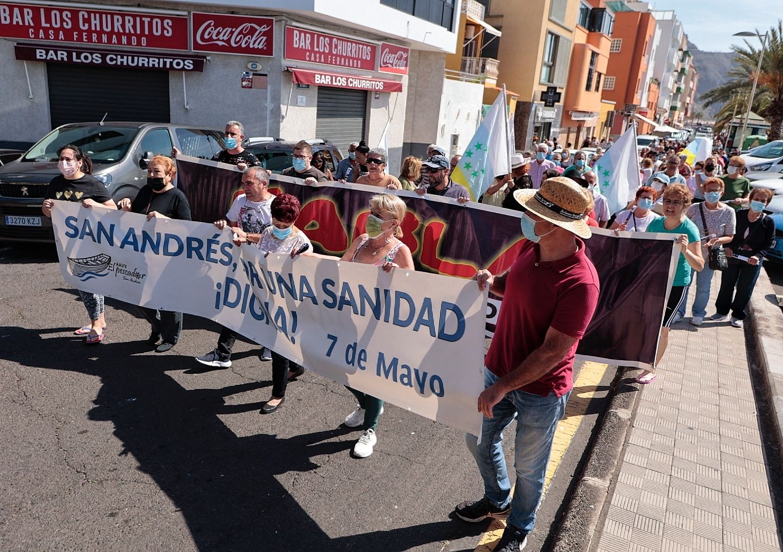 Vecinos de San Andrés exigen mejoras en la atención sanitaria