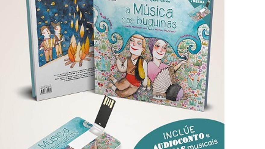 Libro con audioconto e 24 pezas musicais arranxadas por Bellón e Maceiras.
