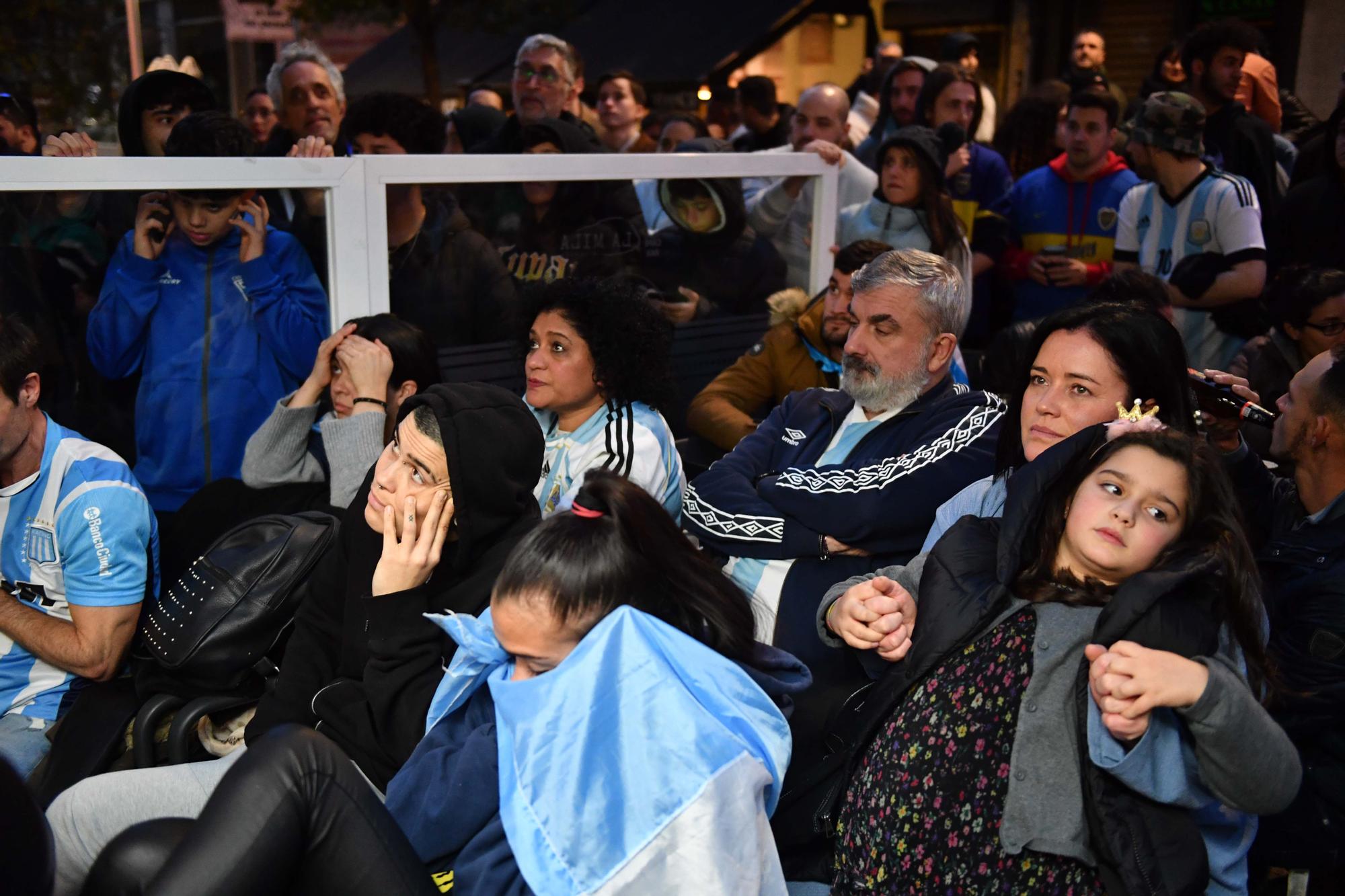 A Coruña celebra la victoria de Argentina en el Mundial