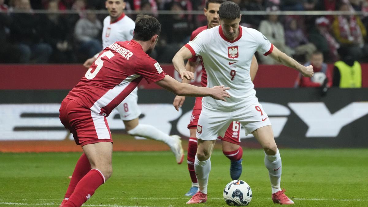 Lewandowski no quedó nada satisfecho con el rendimiento de Polonia