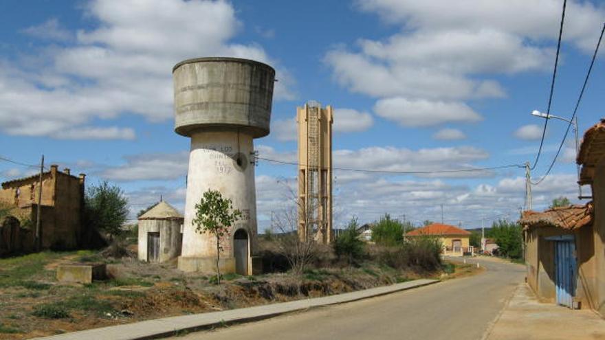 Depósitos del agua de abastecimiento en Santibáñez de Vidriales