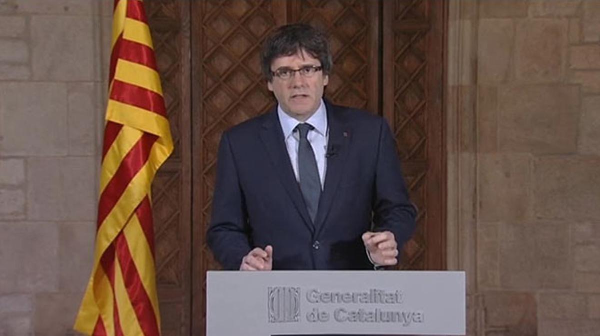 Carles Puigdemont: Avui molts ens sentim jutjats